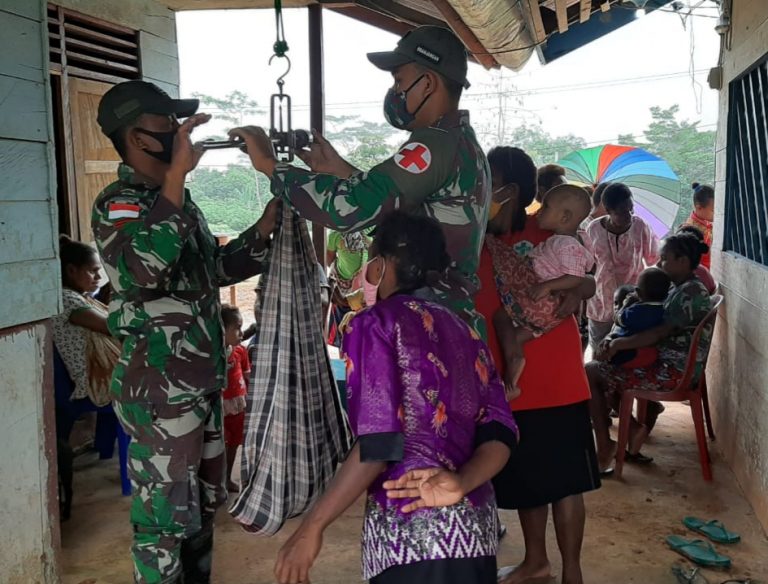 Pantau Kesehatan Balita di Daerah Perbatasan Indonesia-Papua Nugini